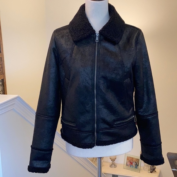 Nwt Banana Republic Vegan Shearling 